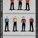 Illustration for article titled See Starfleets Fashion Evolution With This Guide To emStar Trek/em Uniforms